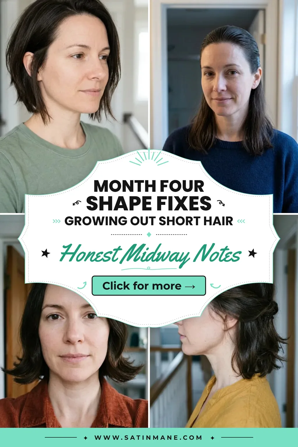 Growing Out Short Hair at Month Four and What Still Works