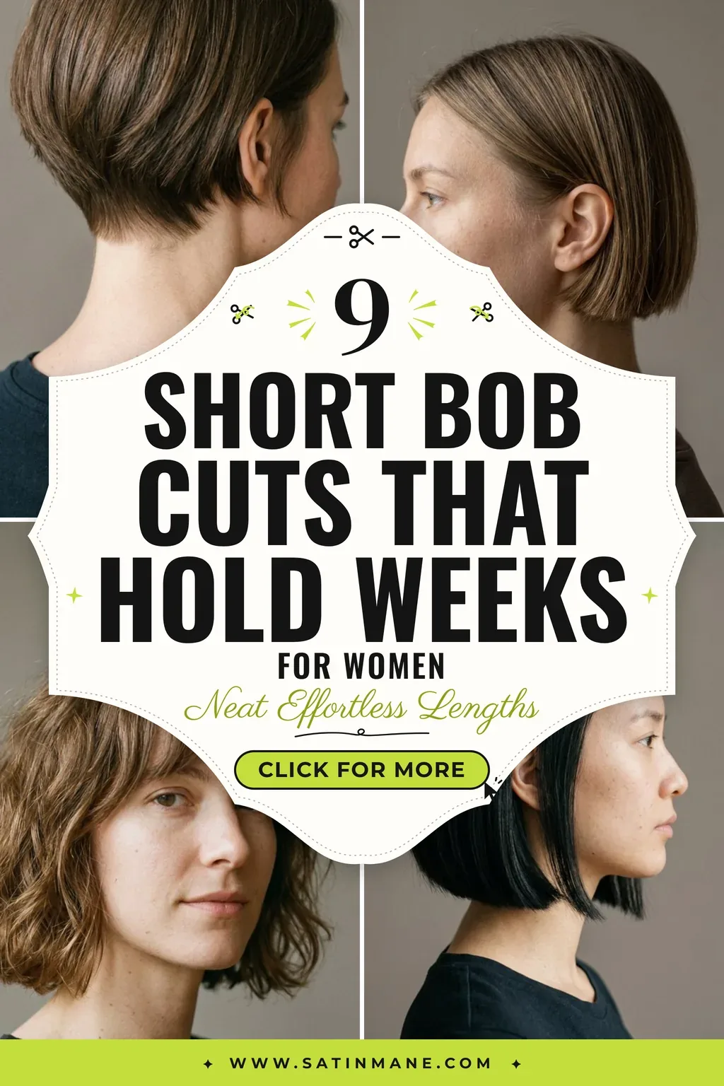Short Bobs Between Salon Visits That Hold Their Shape