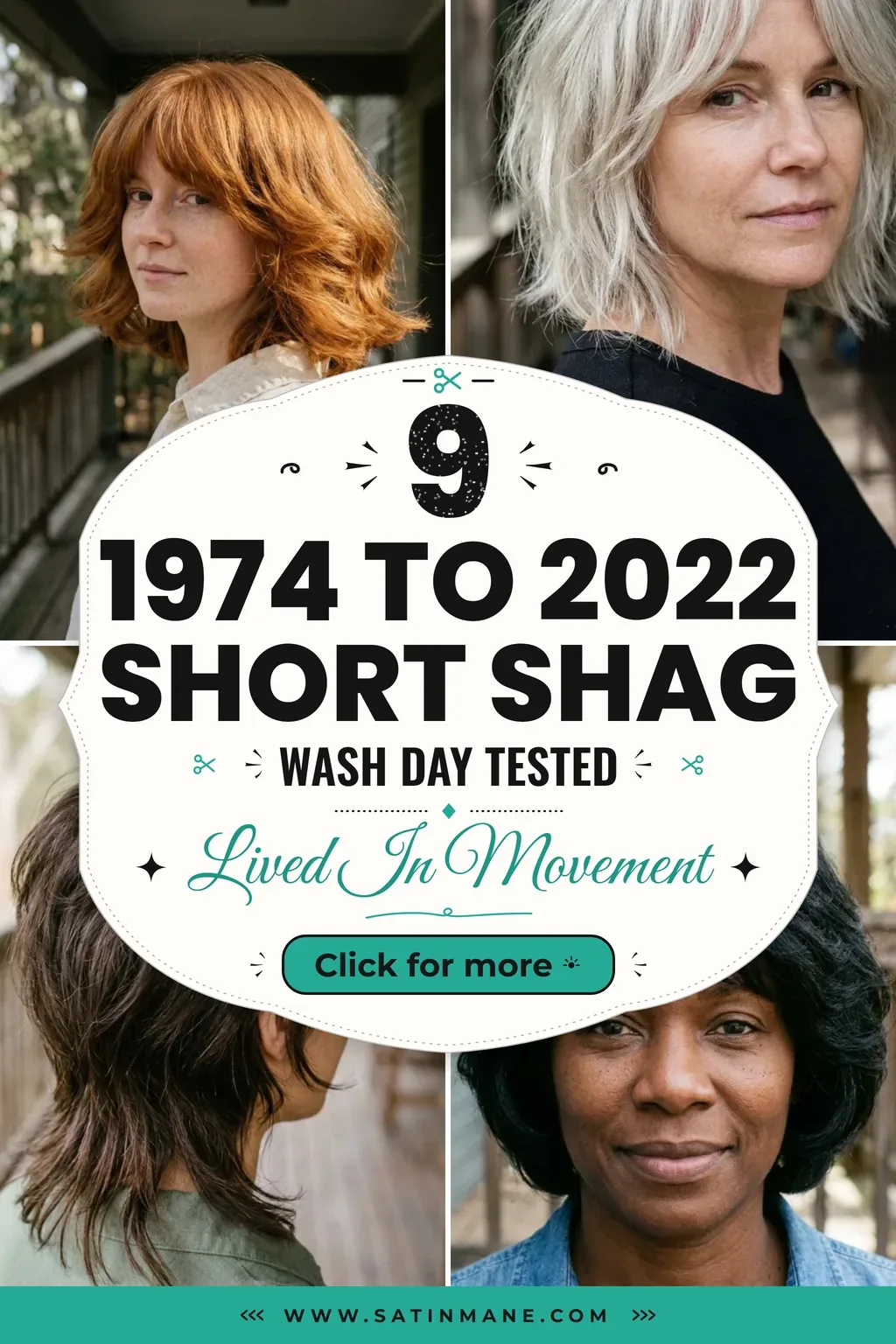 Short Shag Haircuts Borrowed From 1974 to 2022 Updated
